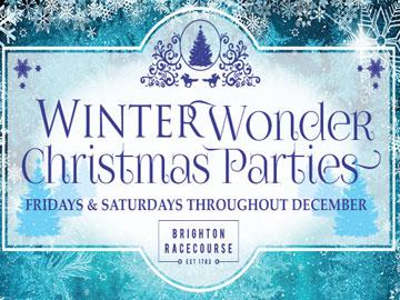 Winter wonder Christmas parties at Brighton Racecourse