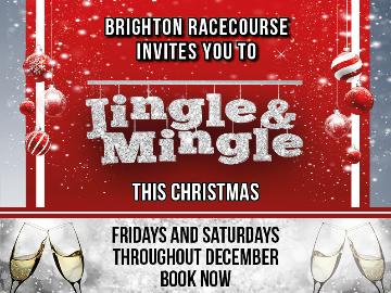 Jingle and Mingle for your office Christmas party at Brighton Racecourse 